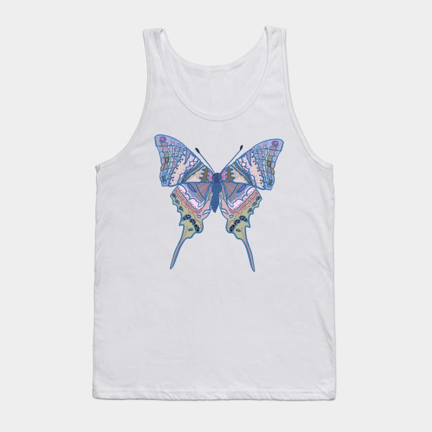 Colorful butterfly Tank Top by GULSENGUNEL